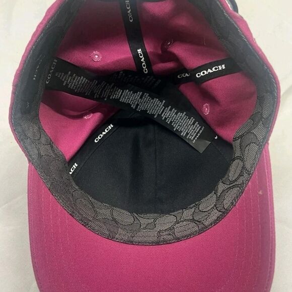Coach Women\'s Purple and Pink Hat